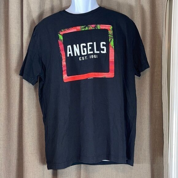 New Era Other - New Era Black Tee with Red and Green Accents